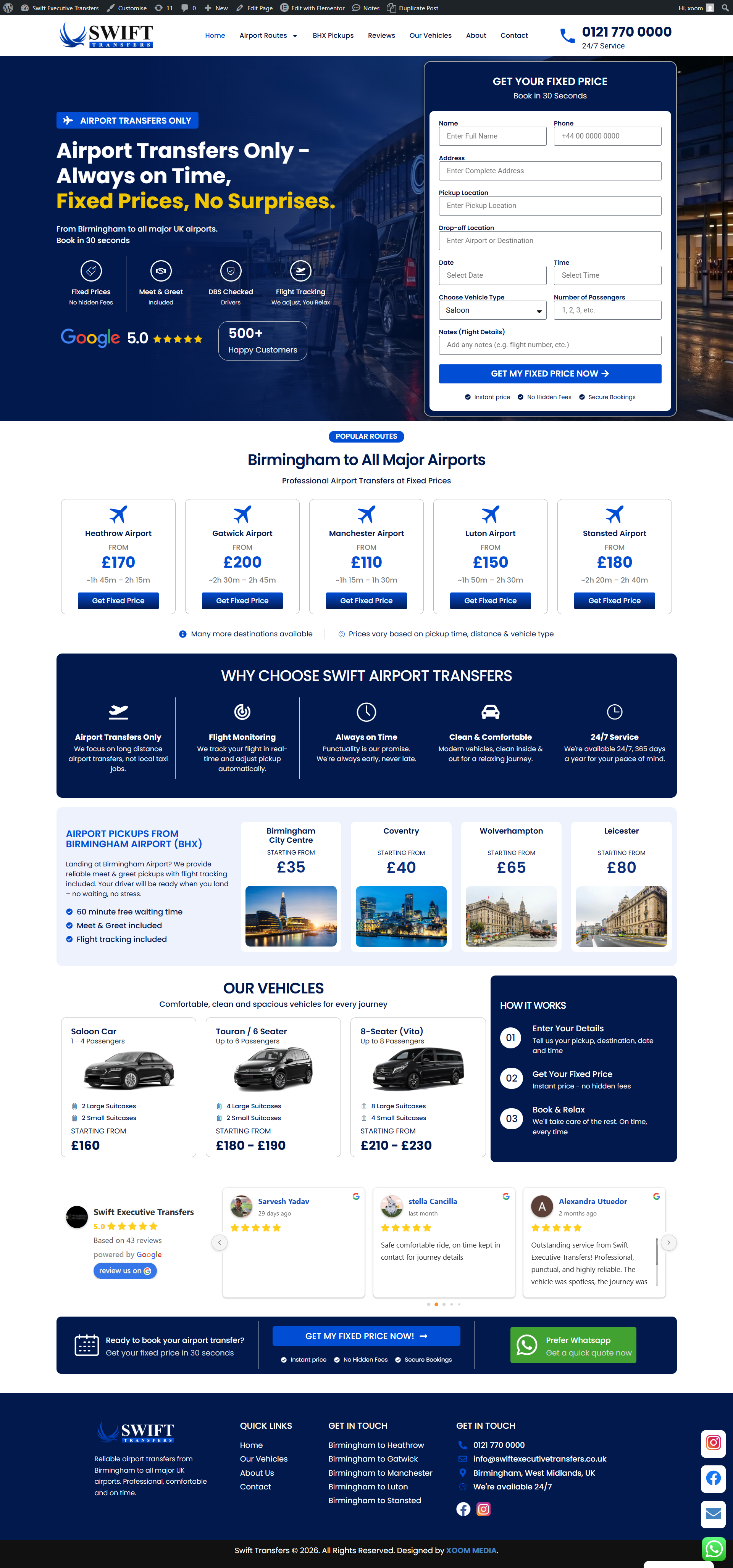 Swift Executive Transfers